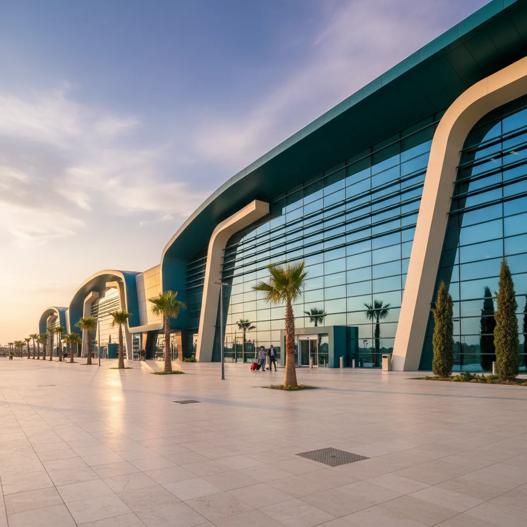 Adnan Menderes Airport terminal exterior