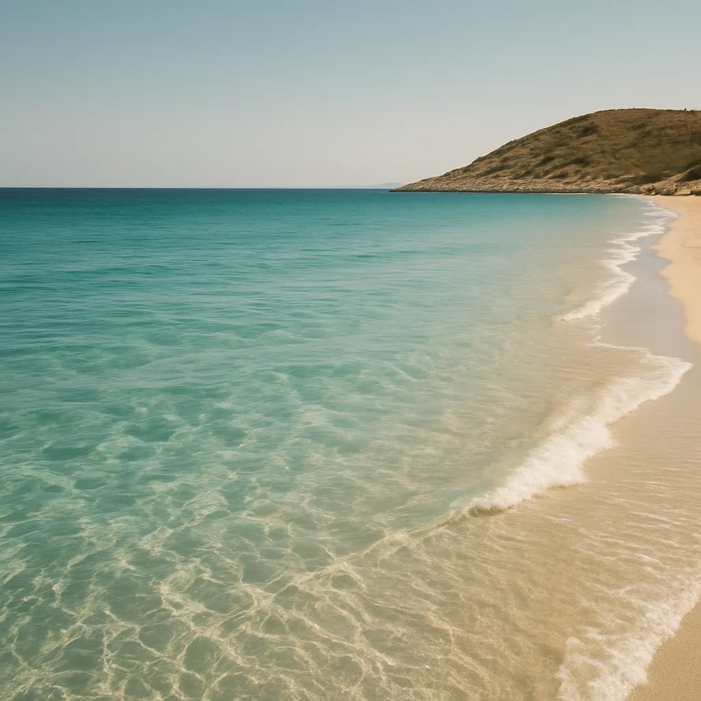 Clear Aegean water at Cesme