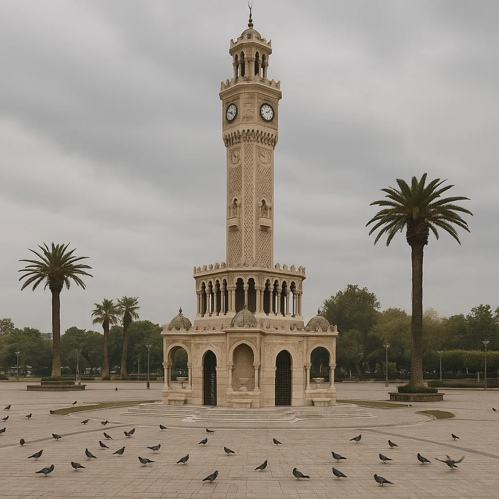 The Clock Tower at Konak Square in Izmir